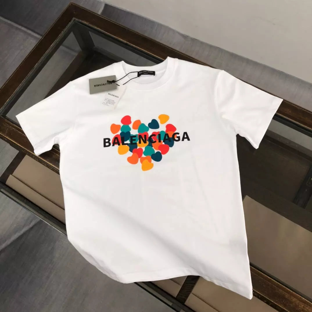 Camiseta Balenciaga Colors Branca