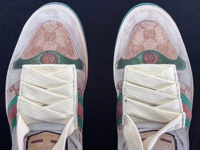 Camiseta gucci sales tenis