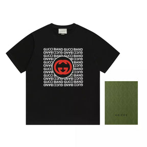 Camiseta GUСCІ Interlocking G-print - Preta