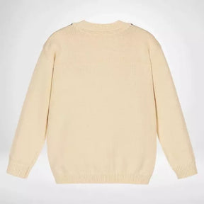 Cardigan Boys Ivory GG Cotton - Gucci